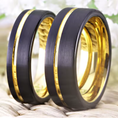 Anillos de boda tungsteno, modelo 3